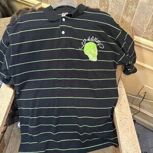 Ed Hardy‎ by Christian Audigier Men's Death or Glory Skull  Polo Shirt 2XL